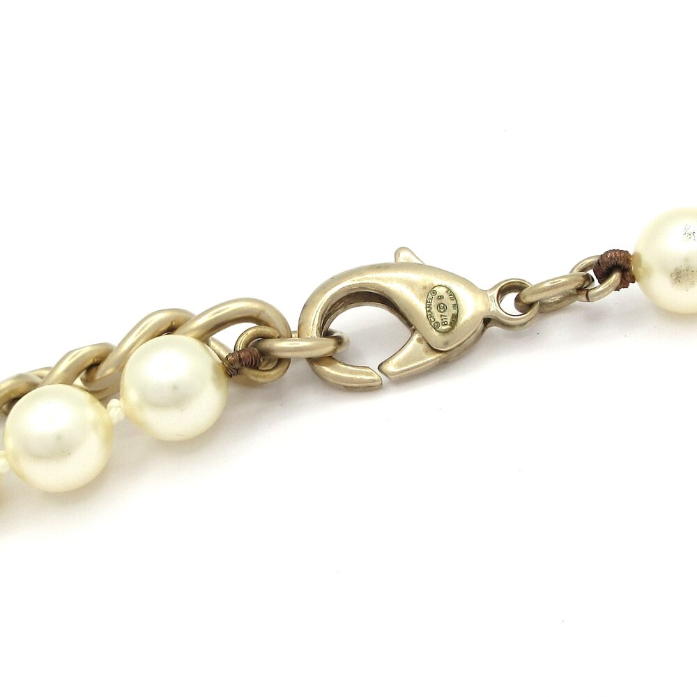 Chanel Coco Necklace Faux Pearl Hardware - Picture 4 of 7